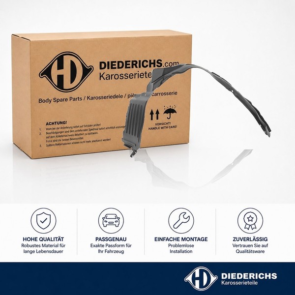 Verkleidung Radhaus Vorne Links Diederichs 5824013 FÜR Mitsubishi-image