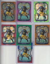 2020 Prizm Josh Uche rookie card lot / Red Ice / Green / Lazer / Pink / Pulsar