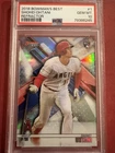 2018 Bowman's Best Shohei Ohtani RC Refractor Rookie #1 Angels PSA 10