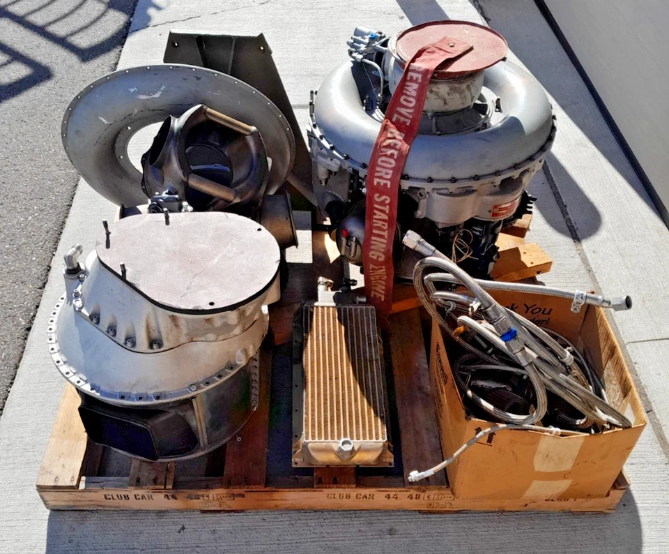 365 HP Boeing T50-BO-12 Gas Turbine Turboshaft Jet Engine - Jet Car, Truck, Boat - Image 2 of 4