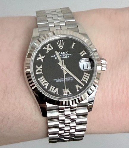 Rolex Datejust 31  Ref.278274 Black Roman Dial