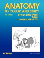 Ray Poritsky | Anatomy To Color And Study Upper And Lower Limbs 3Rd Edition