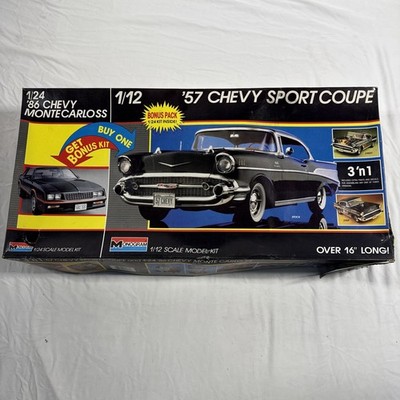 Monogram 1/12 Scale 1957 Chevrolet Bel Air Sport Coupe 3in1 Model