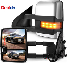 Towing Mirror Fit 2014-2018 for Chevy for Silverado/For GMC for Sierra 1500 2015