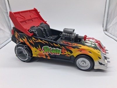 Vintage 1994 SPAWN Mobile Dragster Hot Rod Race Car Todd McFarlane Toys Nice!