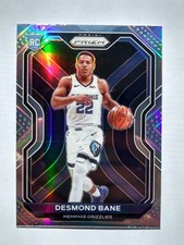 2020-21 Panini Prizm Desmond Bane Silver RC Rookie #297 Orlando Magic Playoffs