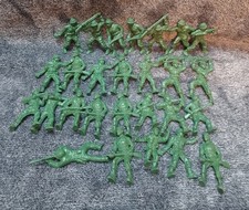 Vintage Lido Army Men Lot Of 27