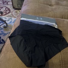 New Two Pair Under Armour Pure Stretch Black Panties Sz XL Large Thong