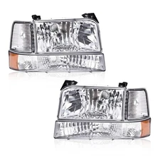 Headlights Assembly w/Corner Signal Lamp & Bumper Lamps