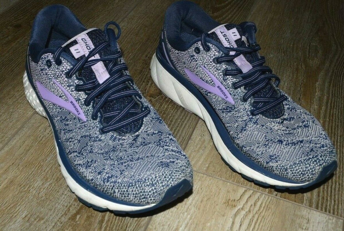Brooks Ghost 11 1202771B406 Running Shoes Navy Purple  display picture 2
