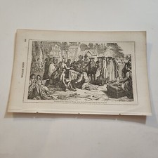 William Penn Making A Treaty With The Indians c. 1856 Engraving (9)