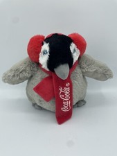 Coca Cola Soda Penguin Plush Stuffed Animal 7"
