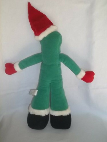 1986 TRENDMASTERS 15" Plush SANTA GUMBY Green Lg Christmas Stuffed Toy Doll Vtg - Picture 4 of 4