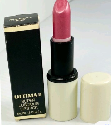 ULTIMA II Super Luscious Lipstick  Ripe Sienna Plum NIB Vintage 