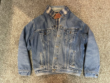 Vintage Levi Strauss Denim Jacket 70699-0289 Size XL Trucker Jean - FREE SHIP