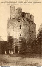 12904 cpa 36 Lys Saint Georges - Donjon détruit par les Anglais ...