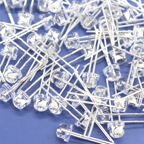 15pcs 5mm Straw Hat Head LED Light Emitting Diode Lamp For Model Toy DIY 7 Color - Picture 5 of 5