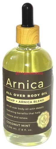 Earth Goodness Arnica + Hemp Blend All Over Body Oil Coconut Mint 8 fl oz - Picture 2 of 4