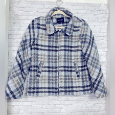 Rebecca Elliott Plaid Jacket Sz S