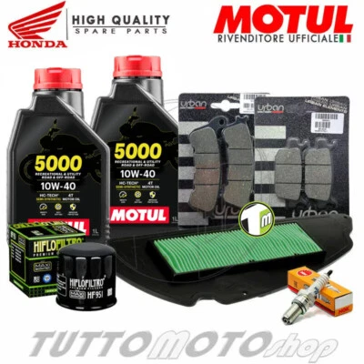MOTUL - HIFLO - NGK - BRAKING Tagliando HONDA SH 300 i con senza abs 2006-2014 / Olio Filtri Candela Pastiglie