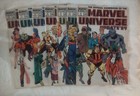 Lot Of 7 Vintage The Official Handbook Of The Marvel Universe Update