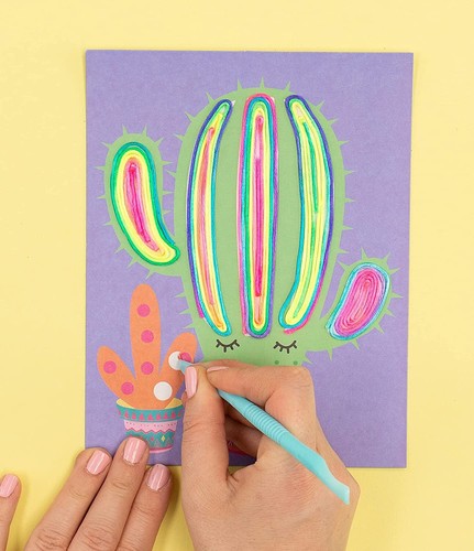 Box CanDIY Totally Deco String & Pompons Kunst Set von Handstand Kids, rosa, 4 oz - Bild 7 von 9