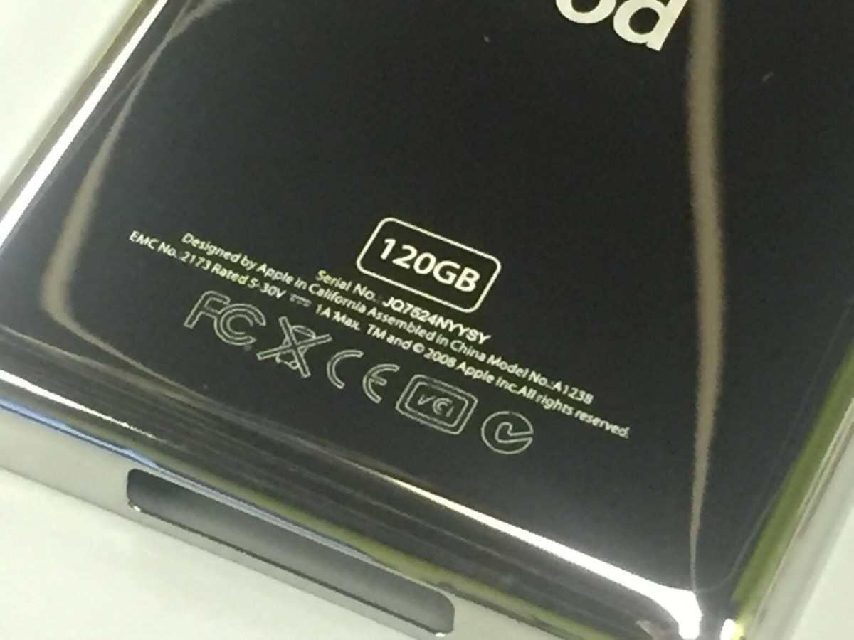New iPod 6th 6.5 7th Gen Classic 120GB Thin Back Cover Rear Plate