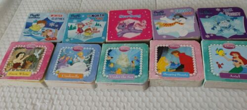 Lot Of 10 Disney, Princess Etc Mini Board Books PilBooks