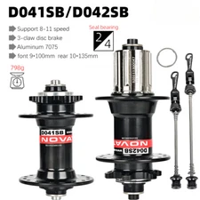 Mountain Bike Hub Front 2 Rear 4 Sealed Bearing 28 32 36H 3 Claw Disc Brake Hub