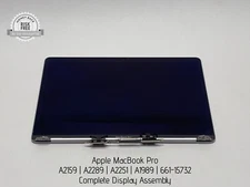Apple MacBook Pro A2159 A2251 A1989 A2289 Display Assembly, 661-15732 (Gray) B