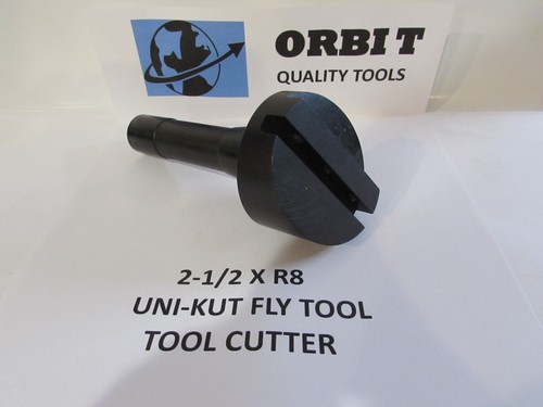 2-1/2" HEAD DIAMETER X R-8 SHANK FLY TOOL CUTTER-----APT MADE IN THE U.S.A. - Picture 6 of 19