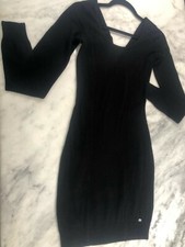 NWT Black GUESS Mini Dress Long Sleeve Size M