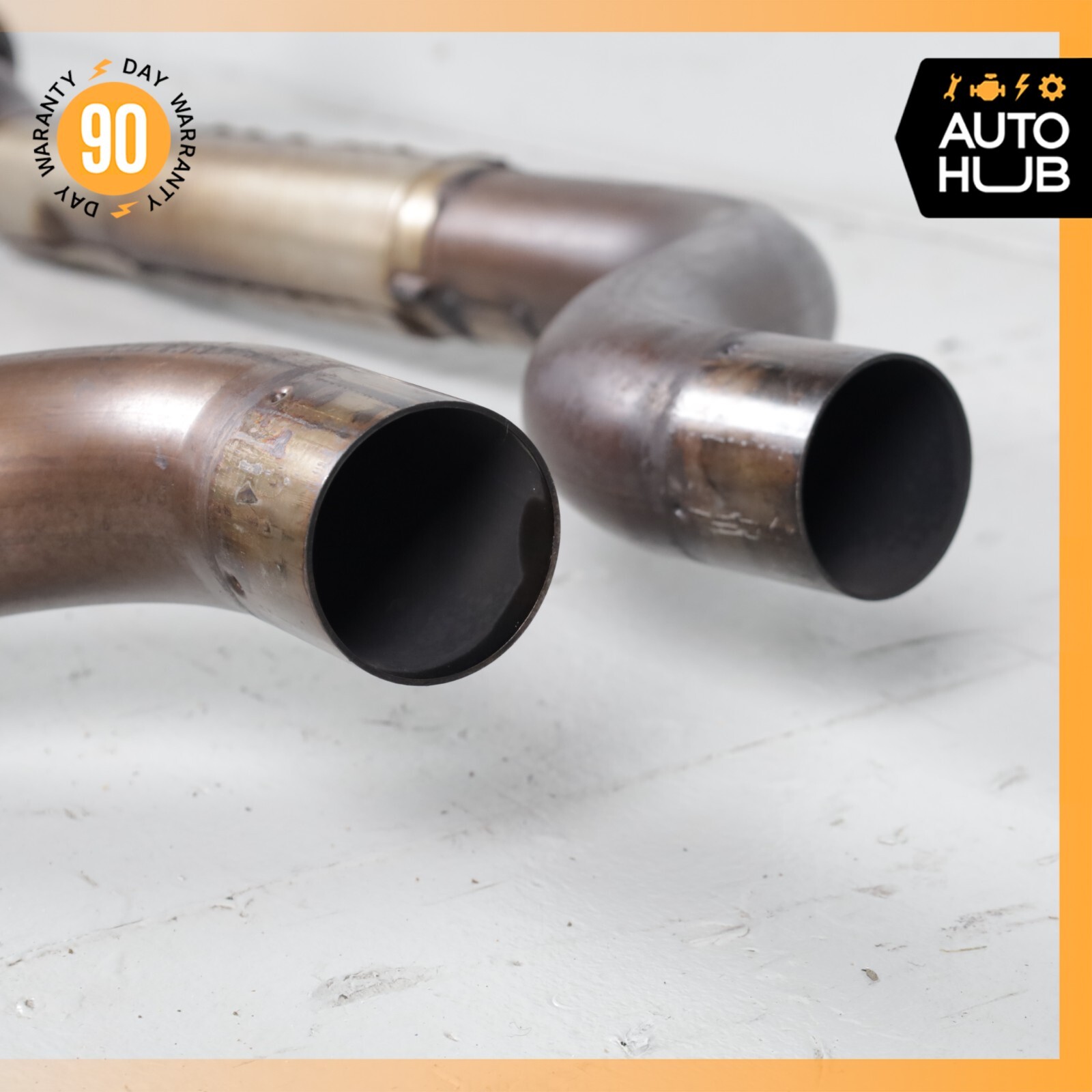 04-19 Maserati Quattroporte M139 Exhaust Downpipes Right & Left Set OEM 50k