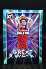 COREY KISPERT HOLO TEAL LASER - 2021-22 DONRUSS GREAT X-PECTATIONS #20 WIZARDS