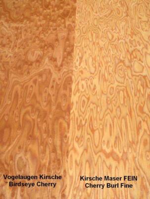 Placage Bois œil D'oiseau Rouge SaRaiFo 250x62 Cm - Feuille Bois Naturel Pour ébénisterie
