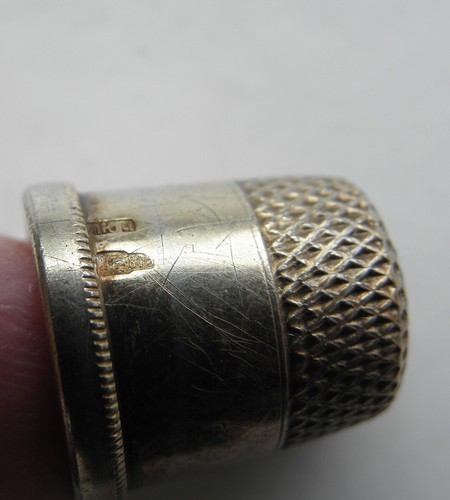 Lot 2 Antique Soviet Empire Thimbles Silver 875 20th Century - Picture 5 of 5
