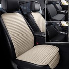 For Pickup Truck Car Seat Cushion Cover Chairs Protector Mat Anti-Slip Flax Pad