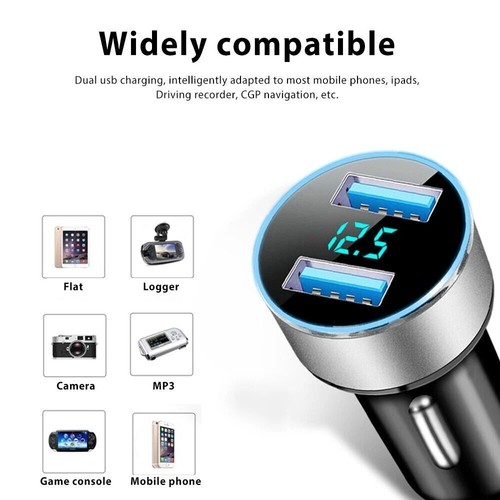 USB Car Socket Phone Charger 12V Cigarette Lighter Power Adapter Plug - 第 11/23 張圖片