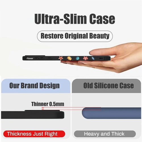 For Xiaomi Poco X6 13T Redmi Note 13 12 11 Pro Flower Shockproof TPU Case Cover - Picture 12 of 19