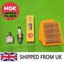 Stihl KM94 KM94RC Strimmer Service Kit Air / Fuel Filter NGK CMR6H Spark Plug