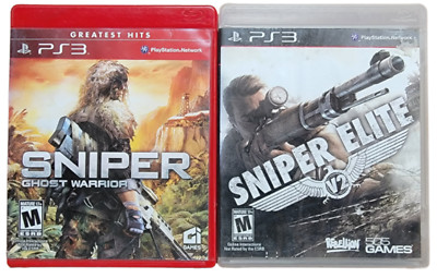Sniper Ghost Warrior 1 & 2 (Playstation 3 PS3) Complete CIB! Tested / Works!