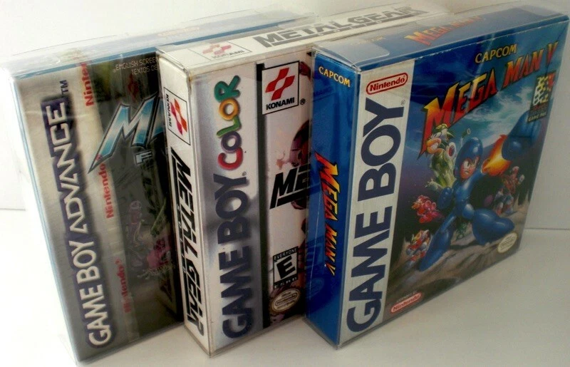 5 x Game Boy / Color / Advance Game Box Protectors | Thick Clear Display Cases - Image 2 of 4