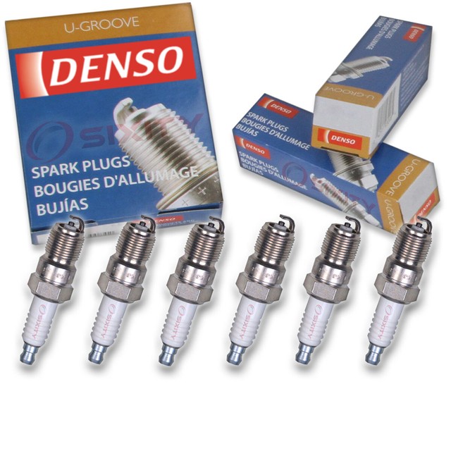 6 pc Denso Standard UGroove Spark Plugs for Ford Explorer 4.0L V6 1991