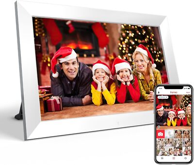 Frameo WLAN Digitaler Bilderrahmen 10 Zoll 32GB IPS-Display mit Touch-Funktion
