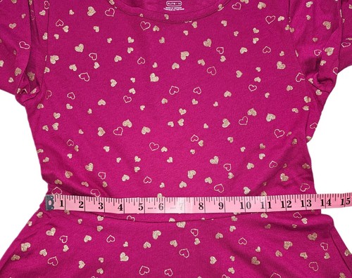 The Childrens Place Rose Parade Long Sleeve Fit & Flare Dress Girl's Size XL 14 - Picture 6 of 10