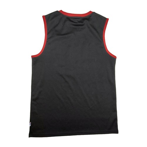 Essendon Bombers Singlet Size Medium AFL Football Adult Black Red Big Logo Gym - Picture 6 of 7