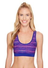 TYR Women's Cyprus Lyn Racerback Sports Bra Blue Size L 9602