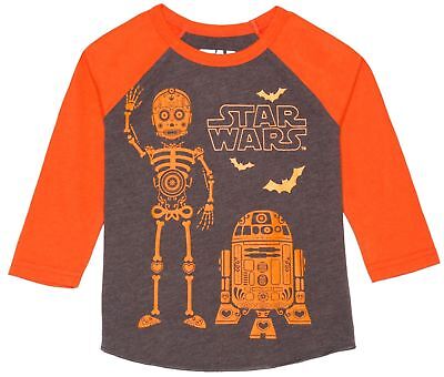 Star Wars Toddler Boys R2D2 Winter Scarf Blue Long Sleeve TShirt 12M Christmas