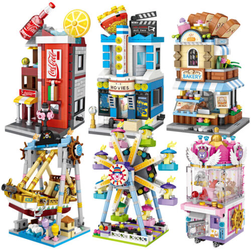 LOZ Mini Street Stores Building Set Diamond Blocks Toy Cute Toy for Kids Adult - Picture 1 of 100