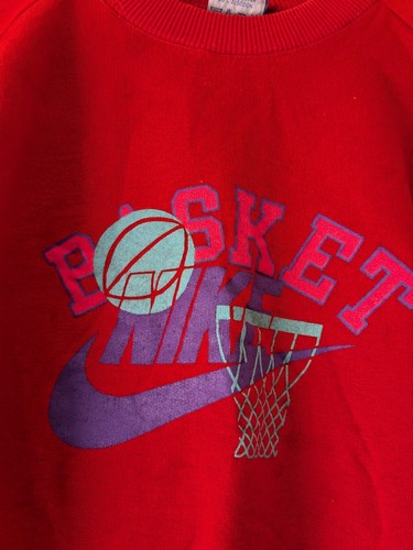 Nike oregon USA Sportswear Vintage retro rare youth size Large sweatshirt Red - Imagen 2 de 6